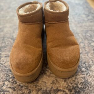 UGG Tan Ankle Boots